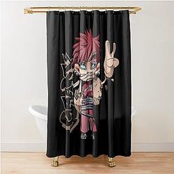 Gaara Chibi Shower Curtain