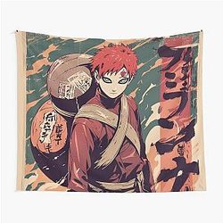 Gaara Sand Ninja Warrior Tapestry