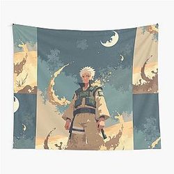Sand guardian Gaara's desert sanctuary Tapestry