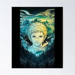 Gaara Japanese Anime Poster