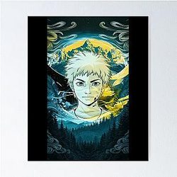Gaara Japanese Anime Poster