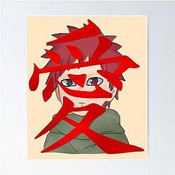 Mini Gaara Poster