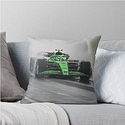 Gabriel Bortoleto in Sauber F1 Throw Pillow
