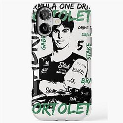 F1 Gabriel Bortoleto Art Brazilian Driver Tough Case