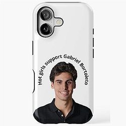 Hot girls support Gabriel Bortoleto iPhone case