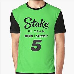 Stake Gabriel Bortoleto F1 2025 Graphic T-Shirt