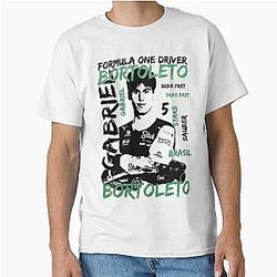 F1 GABRIEL BORTOLETO ART BRAZILIAN DRIVER T-Shirt