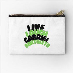 Live Laugh Gabriel Bortoleto Zipper Pouch