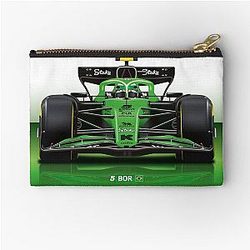 Gabriel Bortoleto Formula 1 Sauber Racing Car Zipper Pouch