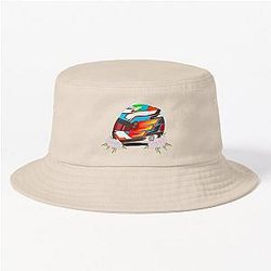 Gabriel Bortoleto 2024 Helmet With Bucket Hat
