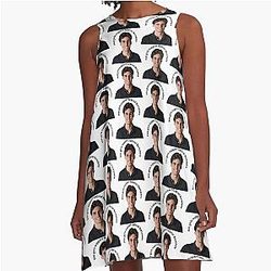 Hot Girls Support Gabriel Bortoleto A-line Dress