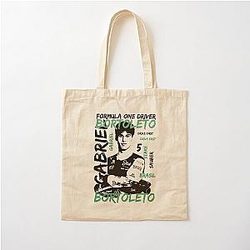 F1 Gabriel Bortoleto Brazilian Driver Cotton Tote Bag