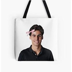 Gabriel Bortoleto Bow All Over Print Tote Bag