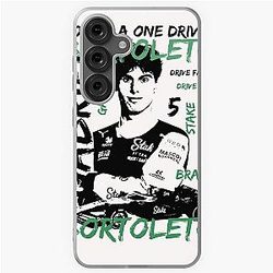 F1 Gabriel Bortoleto Art Brazilian Driver Samsung Galaxy Soft Case