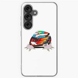 Gabriel Bortoleto 2024 Helmet With Samsung Galaxy Case
