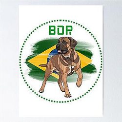 Dogs of the Formula 1 World - Gabriel Bortoleto Brazil Poster