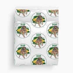 Dogs of the Formula 1 World - Gabriel Bortoleto Brazil Duvet Cover