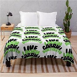 Live laugh and celebrate throw blanket
