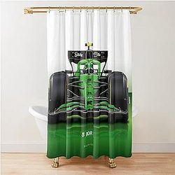 Gabriel Bortoleto Formula 1 Kick Sauber Racing Car Shower Curtain