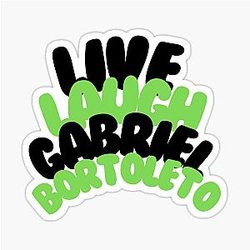 Live, Laugh, Gabriel Bortoleto Sticker
