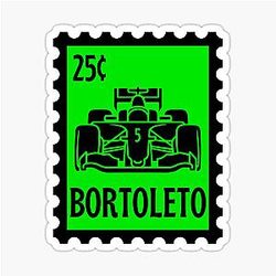 Gabriel Bortoleto 5 Sauber F1 Stamp Sticker