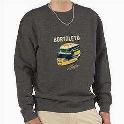 Gabriel Bortoleto Helmet Illustration Formula 1 Brazil Motorsport Art Pullover Sweatshirt