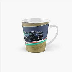 Gabriel Bortoleto racing his 2025 F1 car at Suzuka during the Japanese Grand Prix Tall Mug