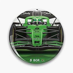 Gabriel Bortoleto Formula 1 Kick Sauber Racing Car Pin