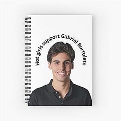 Hot Girls Support Gabriel Bortoleto Spiral Notebook