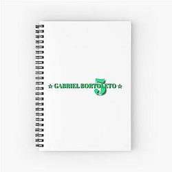 Gabriel Bortoleto Spiral Notebook