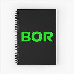 Gabriel Bortoleto Initials Sauber Spiral Notebook