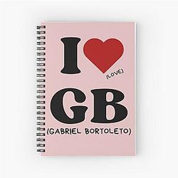 I love Gabriel Bortoleto Notebook