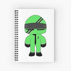 Gabriel Bortoleto 2025 Character Spiral Notebook