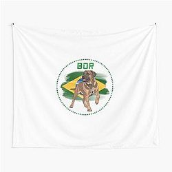 Dogs of the Formula 1 World - Gabriel Bortoleto, Brazil Tapestry