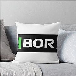 Gabriel Bortoleto Sauber F1 Driver Grid Name Tag Throw Pillow