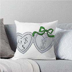 Gabriel Bortoleto Locket Throw Pillow