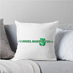 Gabriel Bortoleto Throw Pillow