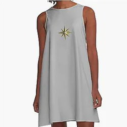 Galadriel The Golden House Symbol A Line Dress