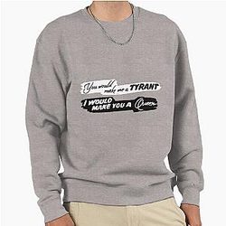 Galadriel and Halbrand Rings of Power Pullover Sweatshirt