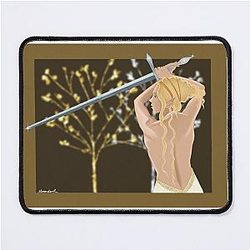 Muscle Mommy Galadriel Mouse Pad