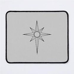 Lady Galadriel star elven badge Rings of Power queen warrior Mouse Pad