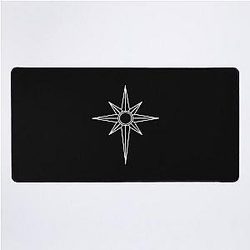 Lady Galadriel star badge Rings of power queen warrior Desk Mat