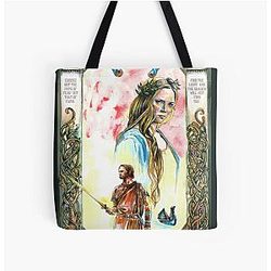 The Rings of Power Galadriel and Halbrand Tote Bag