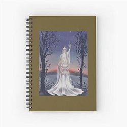Galadriel Art Print Spiral Notebook