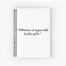 Lady Galadriel Quotes Spiral Notebook