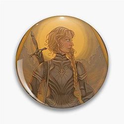 Galadriel in Armor Pin