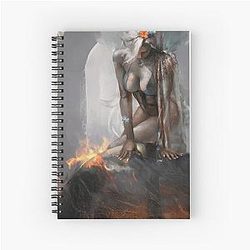 Galadriel in Amon Sul Spiral Notebook