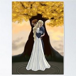 Halbrand and Galadriel Poster