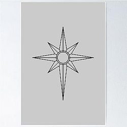 Lady Galadriel star elven badge Rings of power queen warrior Poster