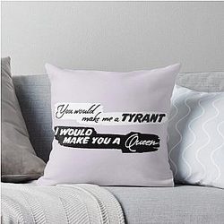 Galadriel and Halbrand Rings of Power Quote Throw Pillow